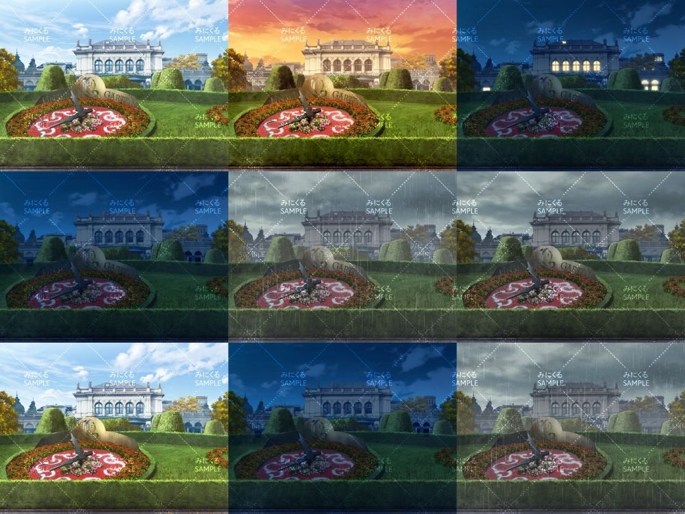 みにくる背景CG素材集『ヨーロッパ風編』part02-秋-