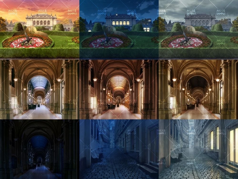 みにくる背景CG素材集『ヨーロッパ風編』part02-秋-