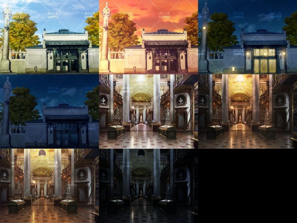 みにくる背景CG素材集『ヨーロッパ風編』part02-秋-