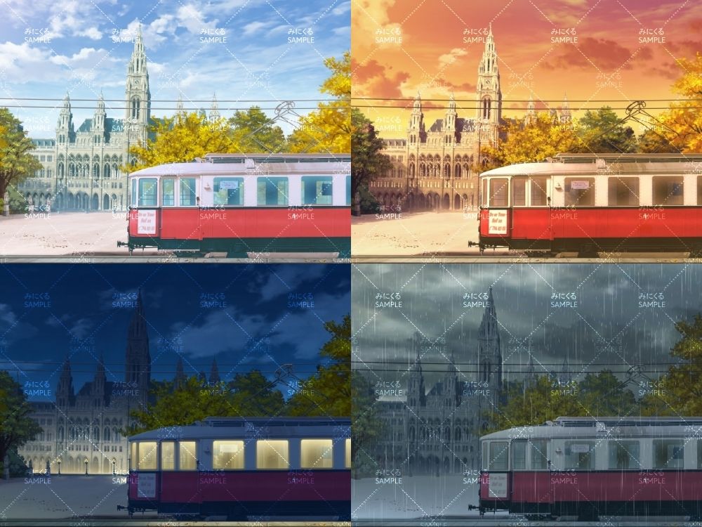 みにくる背景CG素材集『ヨーロッパ風編』part02-秋-