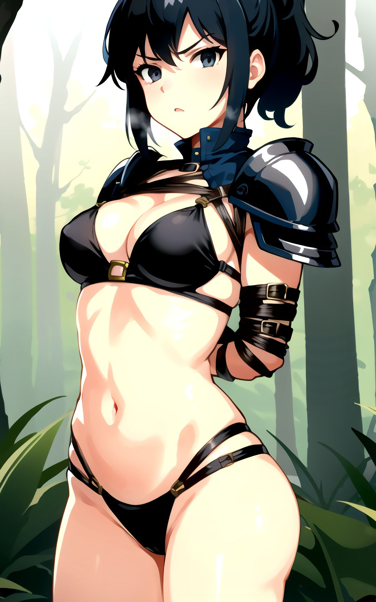 気高い女戦士の敗北