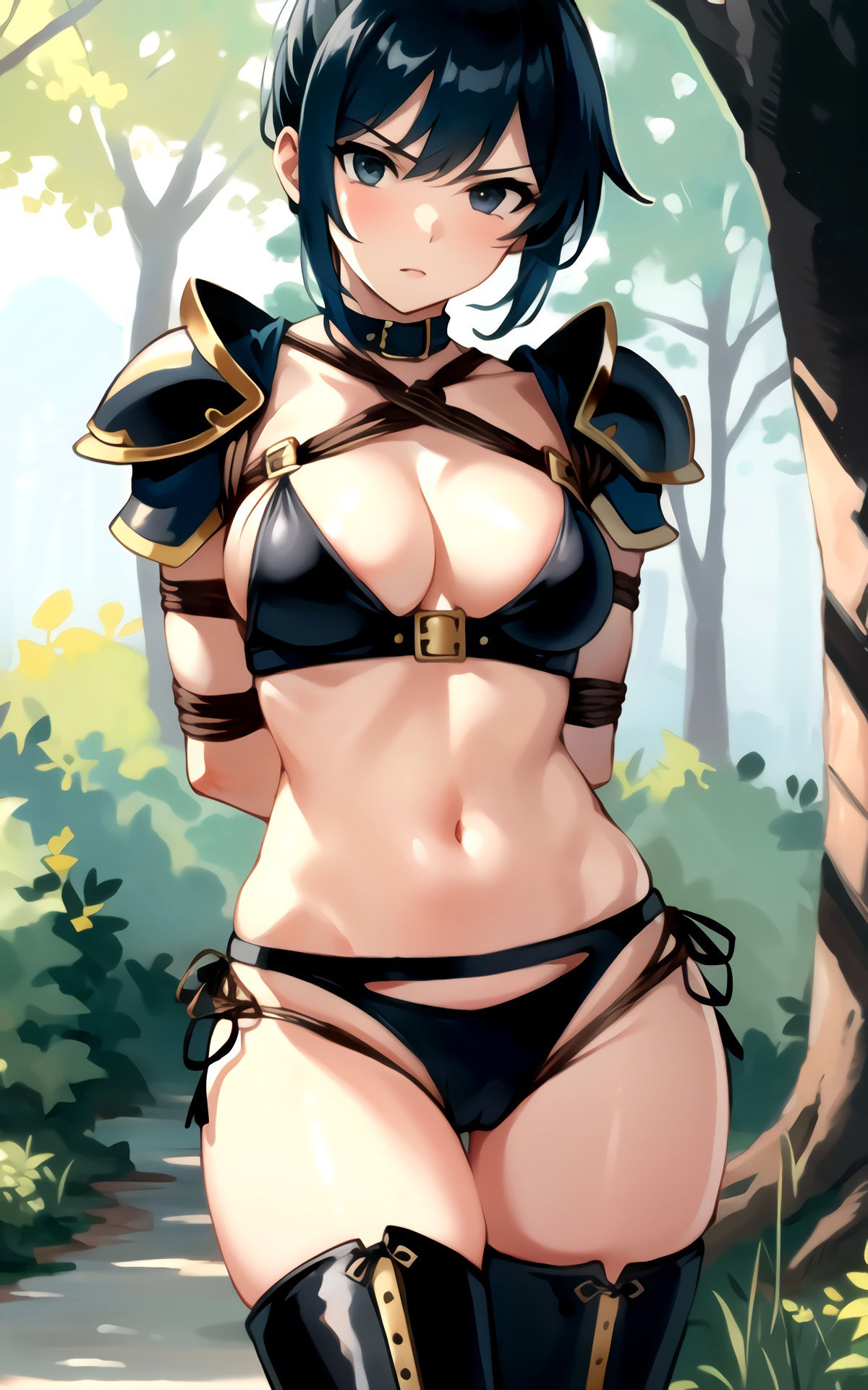 気高い女戦士の敗北