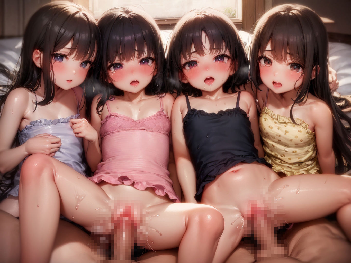 ロ〇っ子 乱交エッチ♪