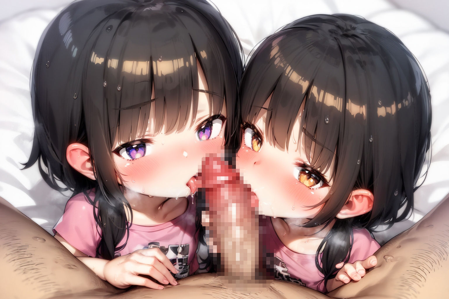 ロ〇っ子 乱交エッチ♪