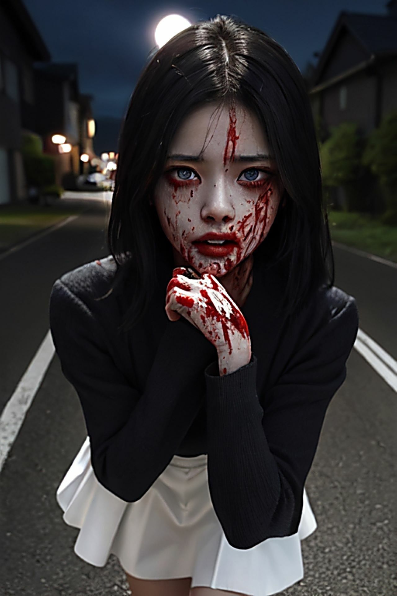 AI生成 「恐怖仮想 (仮装)」