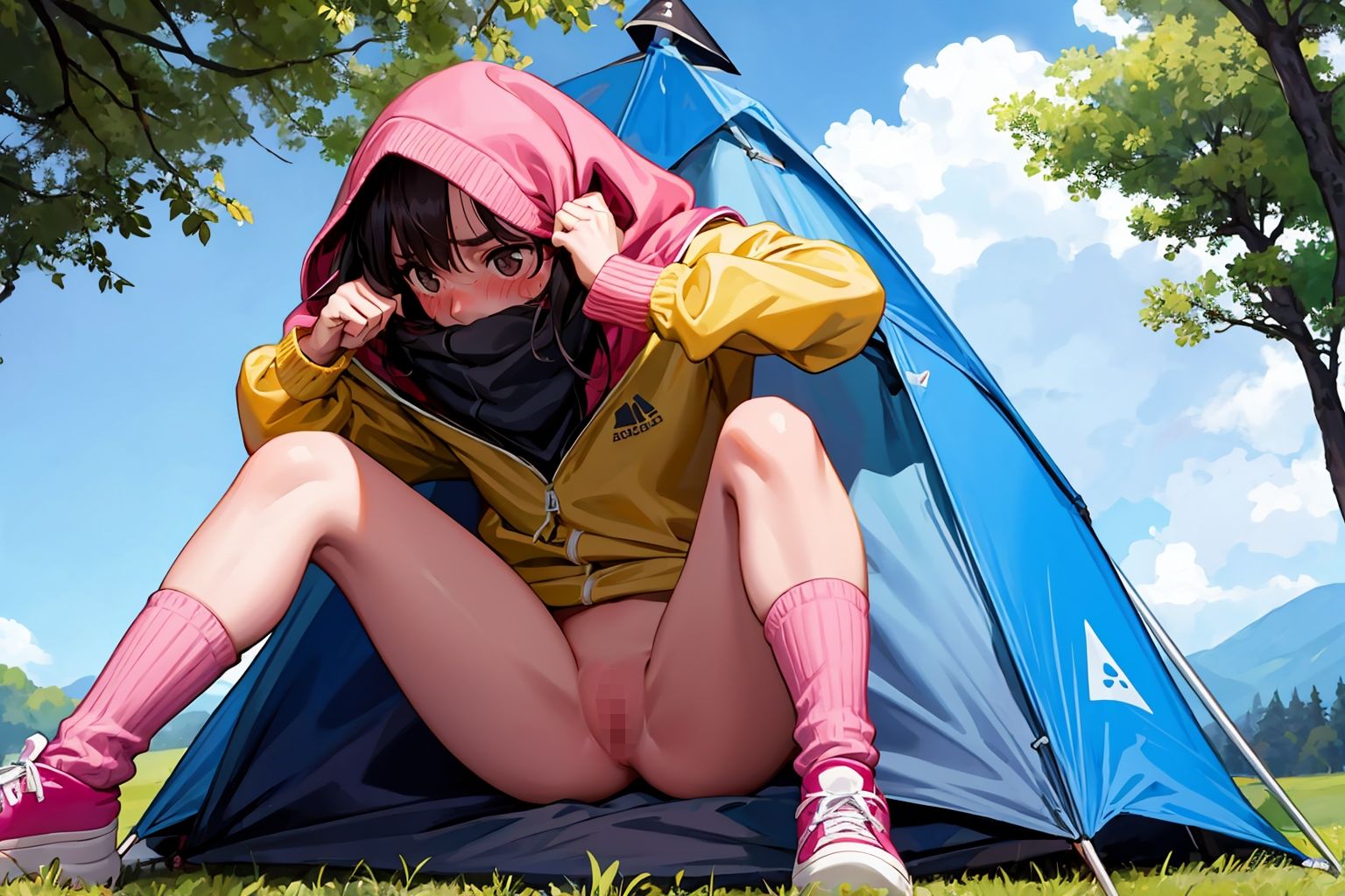 ひとりキャンプ えちきゃん