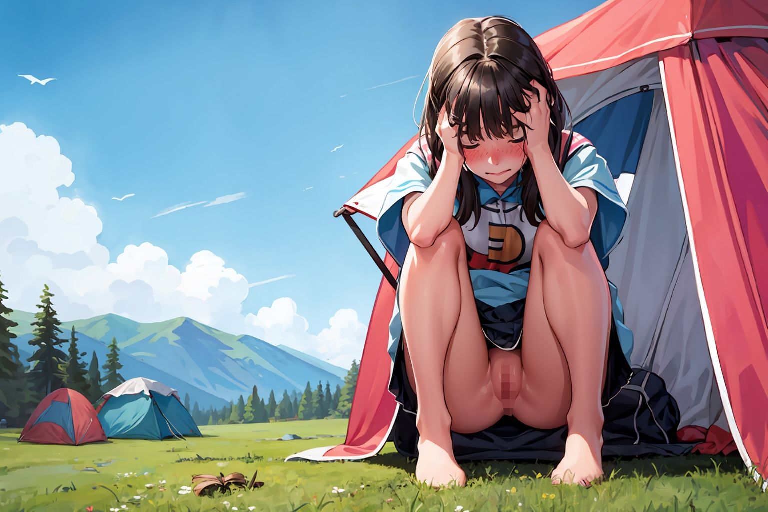 ひとりキャンプ えちきゃん