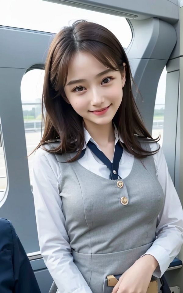美人CAさんからの誘惑 あなたの好みは誰 制服美女巨乳スチュワーデスと空の旅
