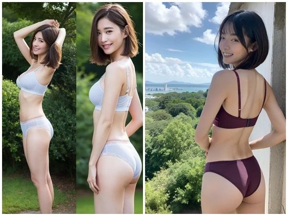 AI写真集グラビア9美人の下着姿300P:夢の中へ魔法と誘惑の旅
