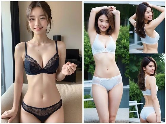 AI写真集グラビア9美人の下着姿300P:夢の中へ魔法と誘惑の旅