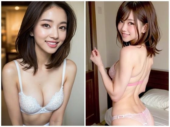 AI写真集グラビア10美人の下着姿300P:セクシーなアートAIのレンズで感性の絶頂