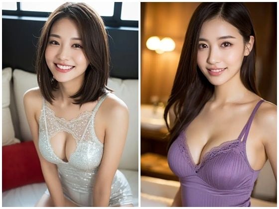 AI写真集グラビア10美人の下着姿300P:セクシーなアートAIのレンズで感性の絶頂