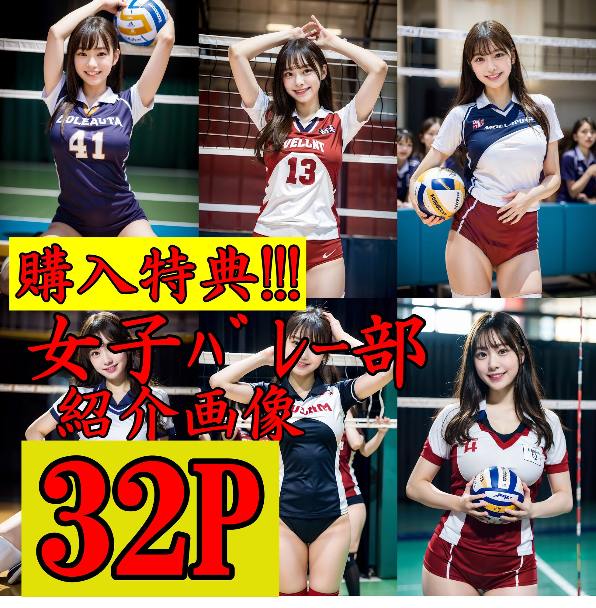 女子校生100人を無理やりS〇Xする バレー部員50人も!! 286P(特典画像含め)