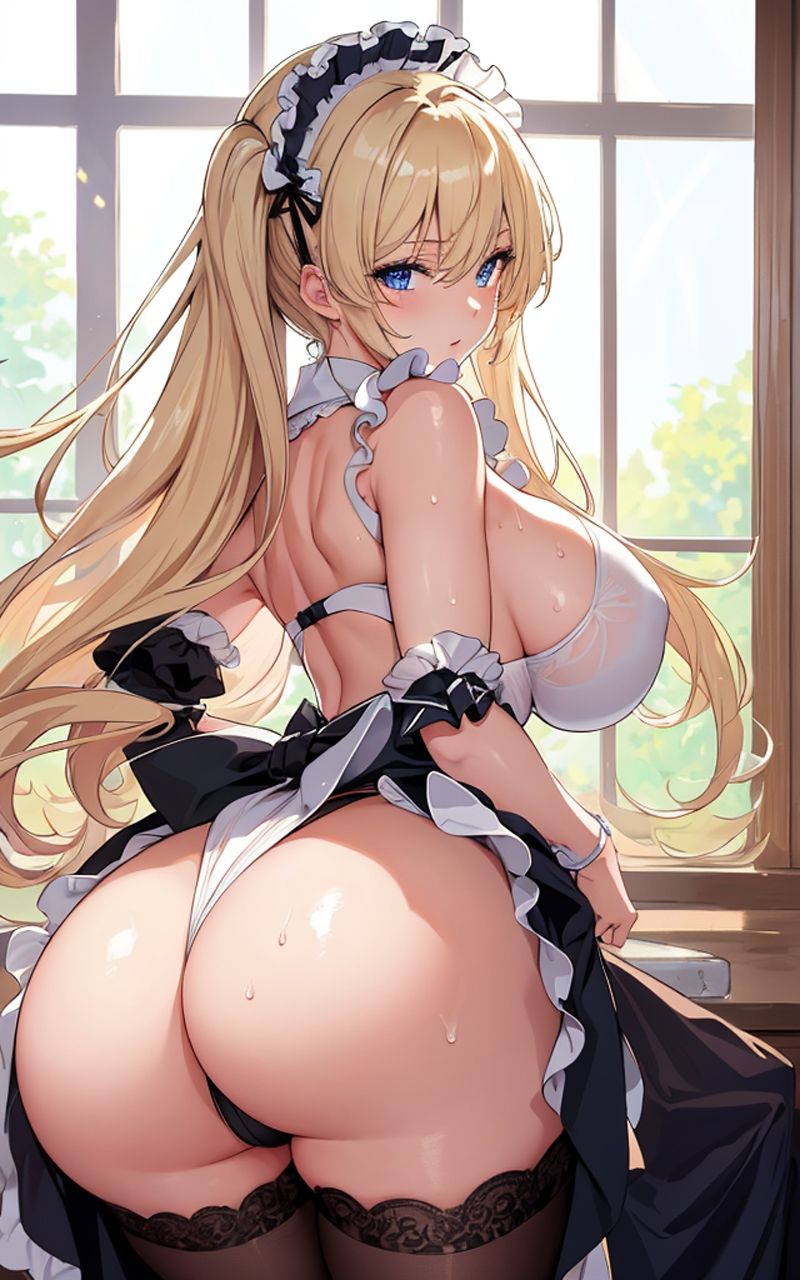 美少女 金髪ツインテメイド