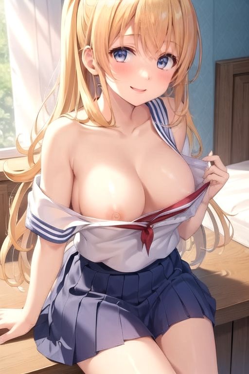 女子校生のちら見せ