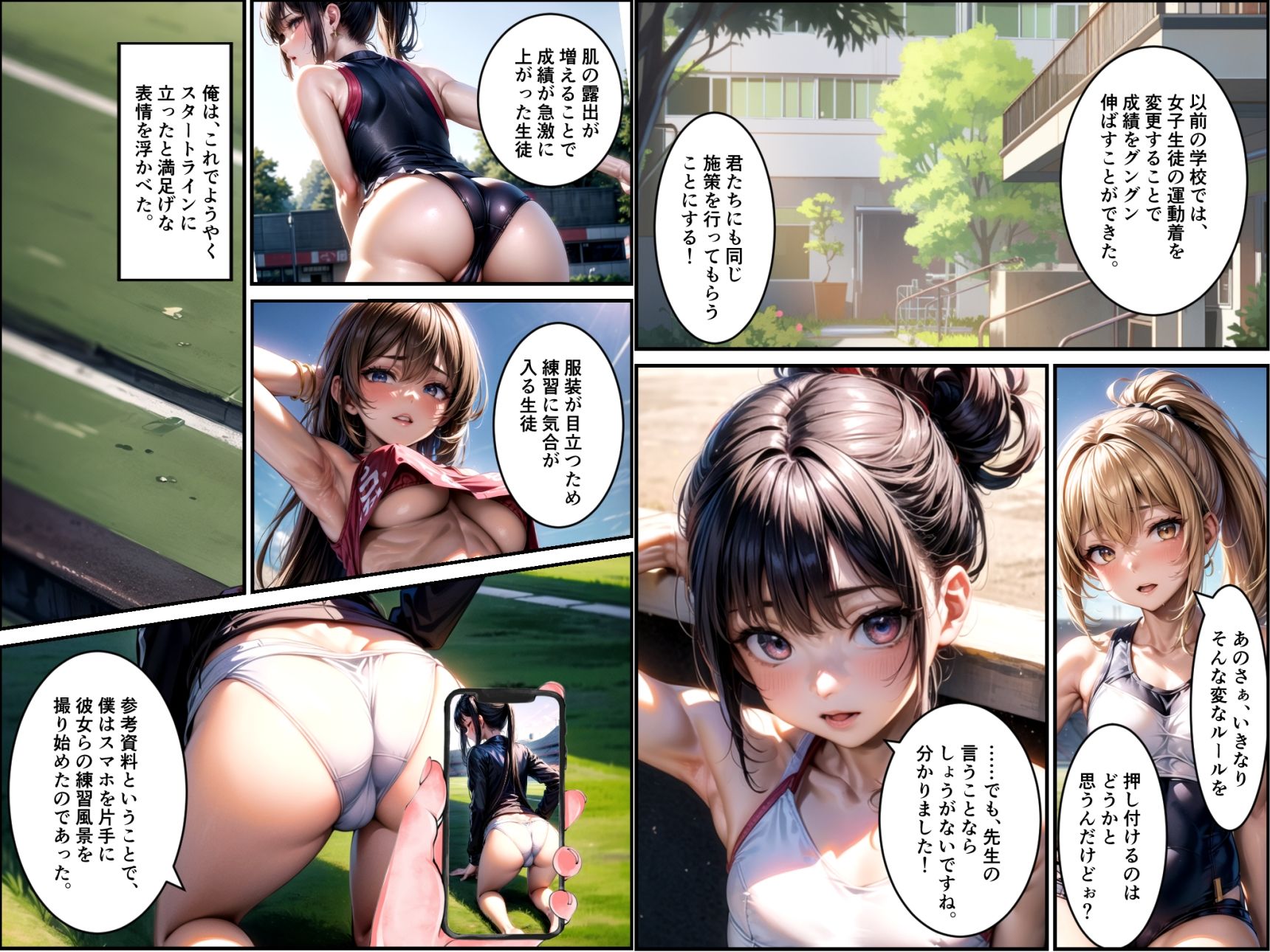 陸上部とハーレム学園生活〜先生と過ごした1年間〜