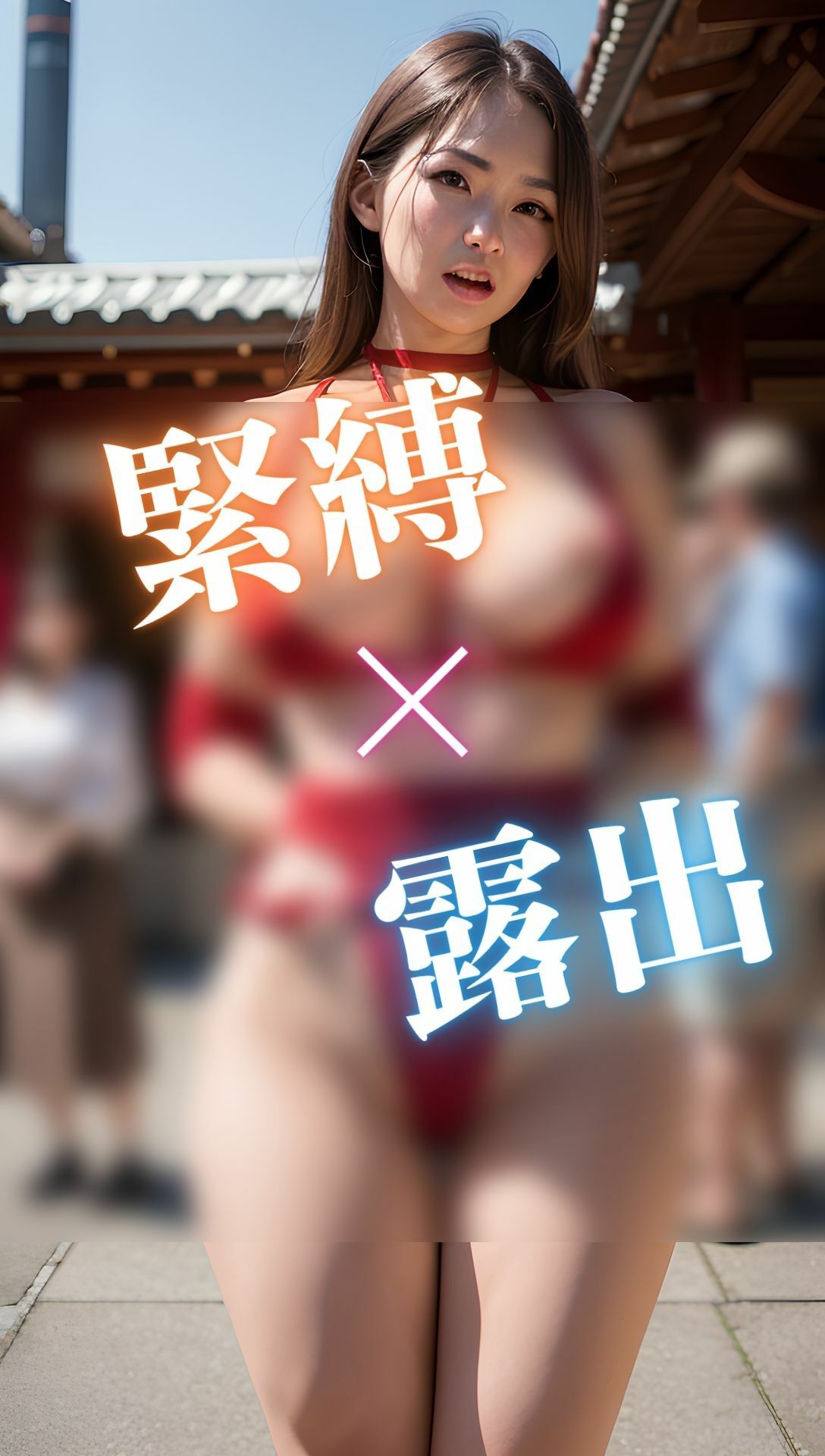 緊縛女子校生×野外露出 縛られた姿を見て欲しくて