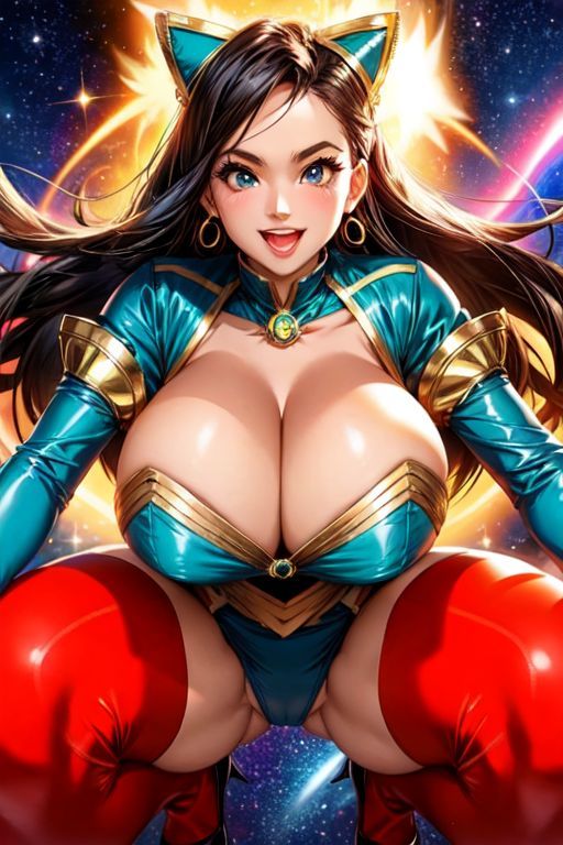 爆乳AIガーターベルトイラスト集1