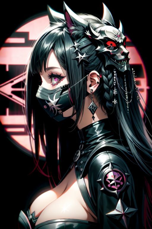 爆乳AIゴーストパンクイラスト集1