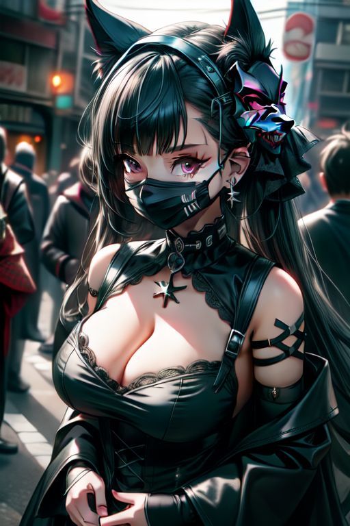 爆乳AIゴーストパンクイラスト集1