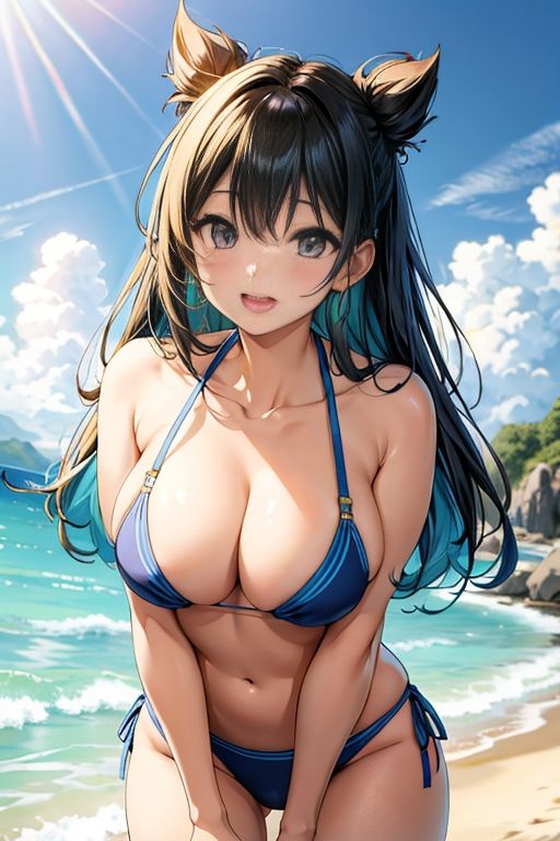 積極的なムチムチ水着女子との秘密の思い出