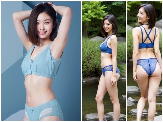 AI写真集グラビア12美人の下着姿300P美のデジタルエクスプロレーション:ディープな冒険