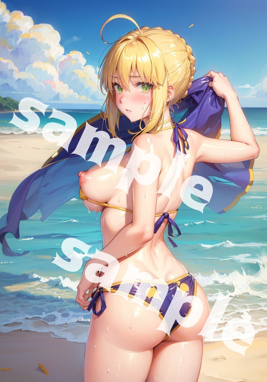 セイバーと秘密のビーチ（SEX有り）