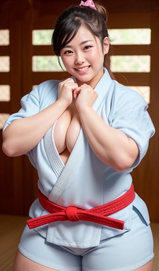 AI美女むちむち格闘家 japanese日本人 柔道家 拳法 レスリング 空手 相撲 レスラー ボクシング ムエタイ ぽっちゃり ちょいぽちゃ おデブ 美人 美少女 えろかわ 誘惑 大人 ベッド グラビア写真集 アイドル 可愛い 激カワ 巨乳 並乳 むちむち コスプレ アスリート 陸上競技 AI生成