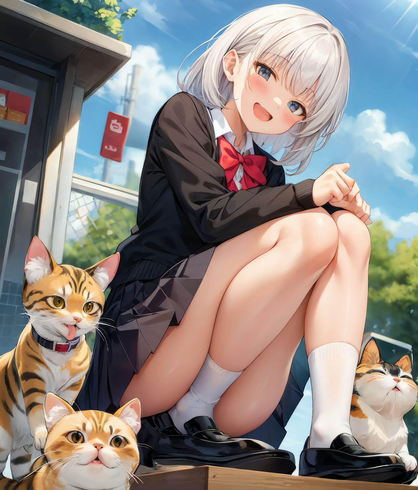 制服JK-FAN(AIイラスト集)2023年7月〜9月期 100イラストまとめ