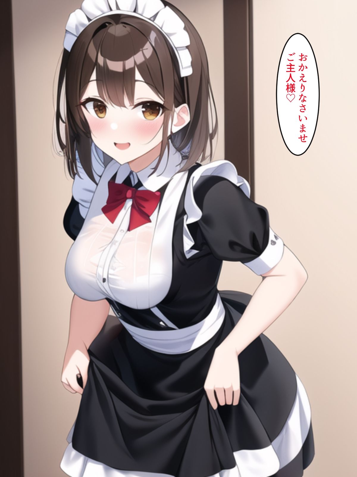 幼馴染みの美少女メイドを孕ませる画像集