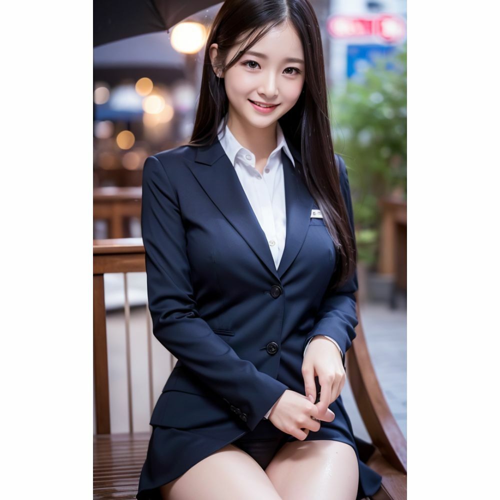 【誘惑】タイトスカートのOL