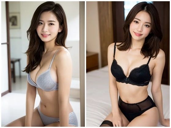 AI写真集グラビア16美人の下着姿300P:愛と美のデジタルシンフォニー