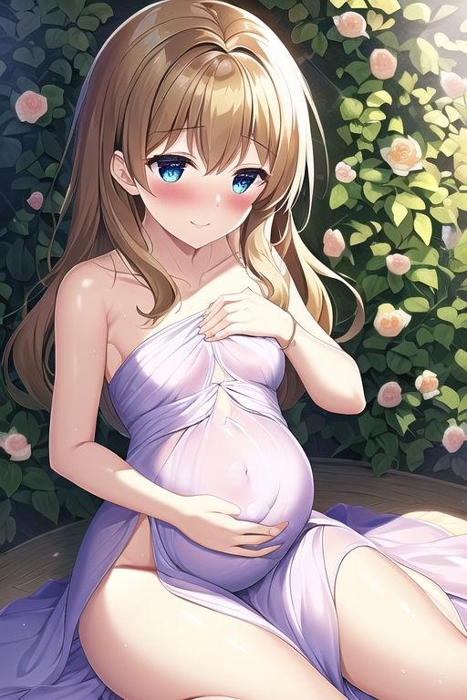 かわいいファンタジー系美人妊婦が拘束されて凌●されるイラスト集（100枚）緊縛・NTR・ボテ腹