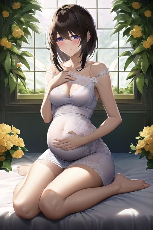 かわいいファンタジー系美人妊婦が拘束されて凌●されるイラスト集（100枚）緊縛・NTR・ボテ腹