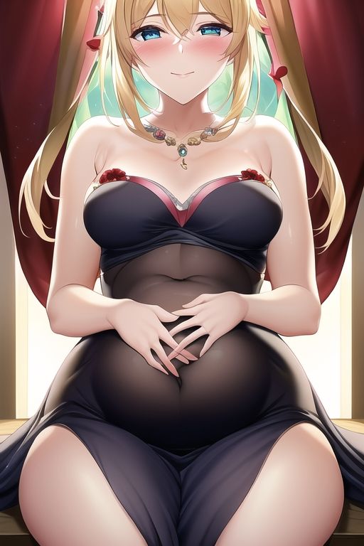 かわいいファンタジー系美人妊婦が拘束されて凌●されるイラスト集（100枚）緊縛・NTR・ボテ腹