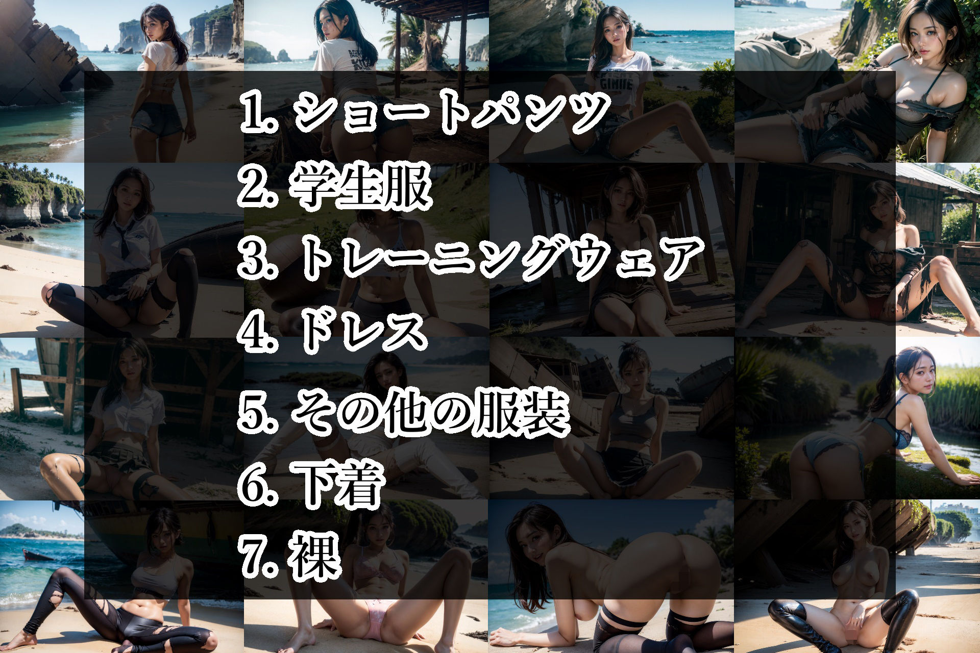 漂流した先は美女だらけの島でした