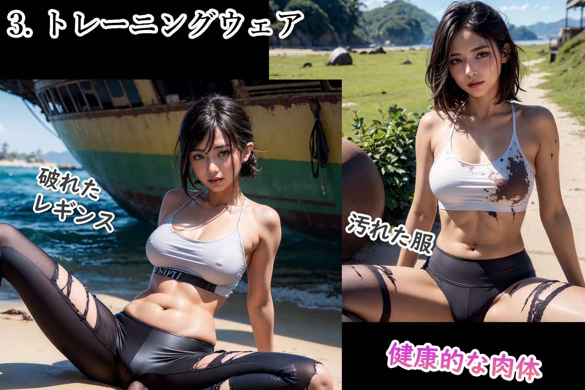 漂流した先は美女だらけの島でした