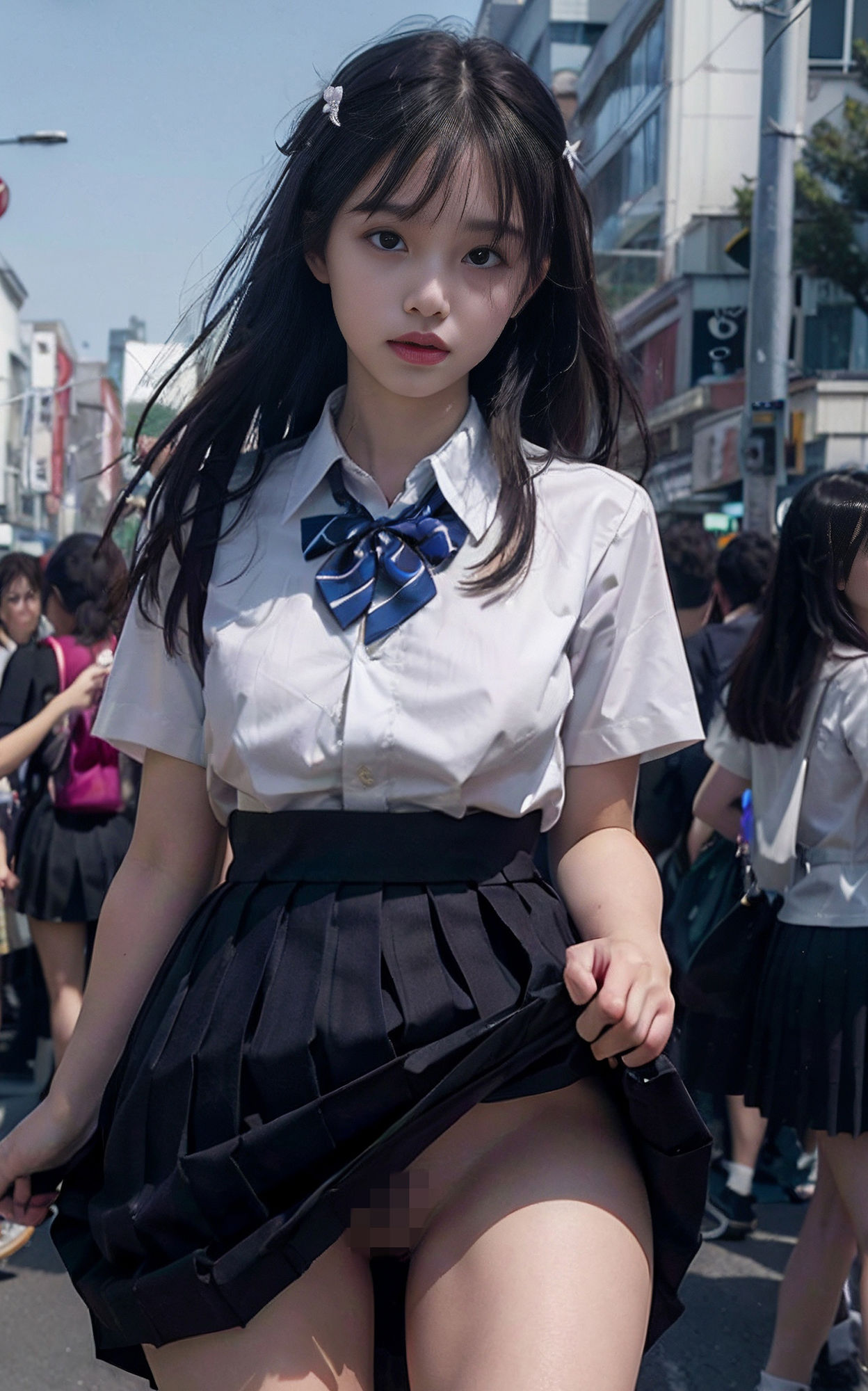 制服美少女を束縛する