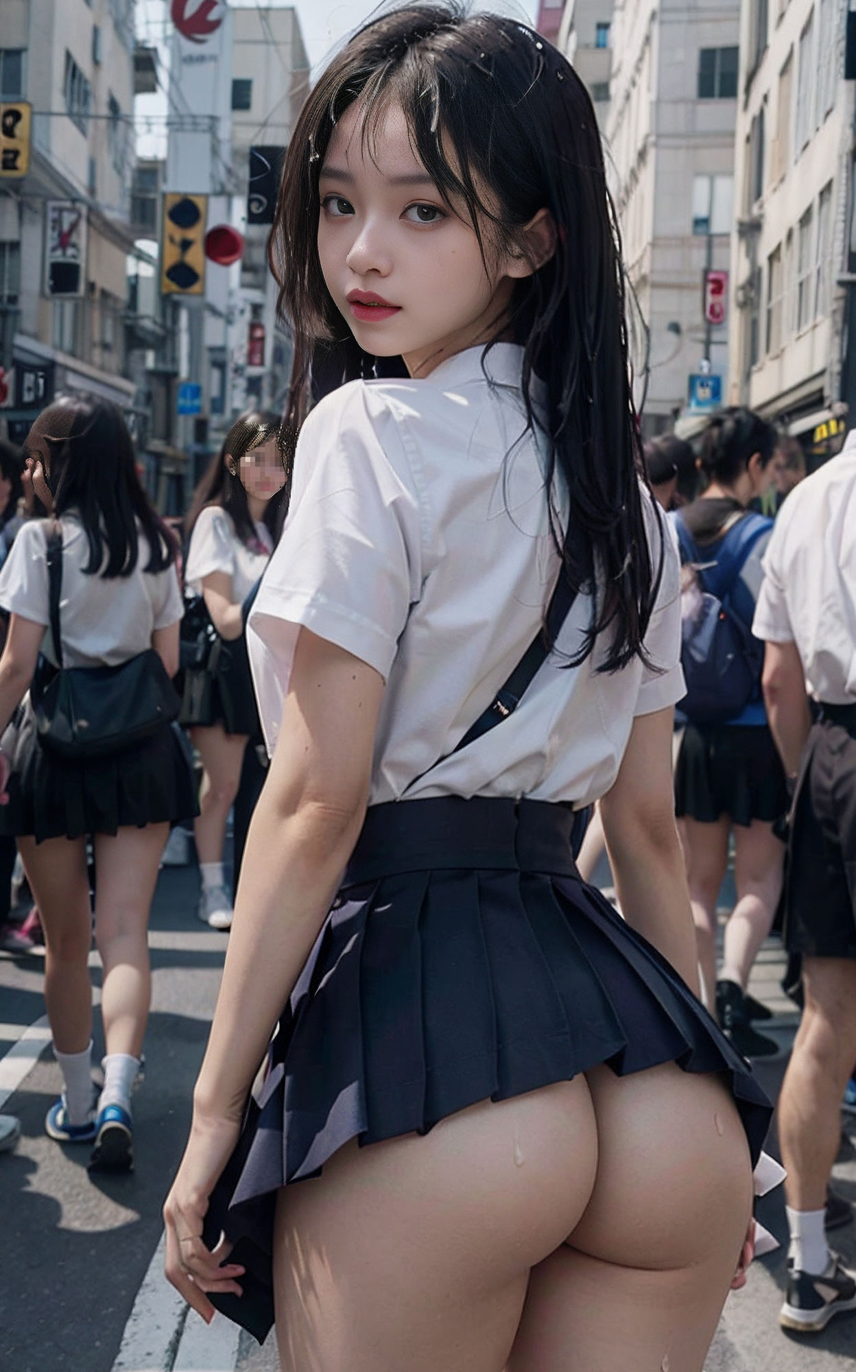 制服美少女を束縛する