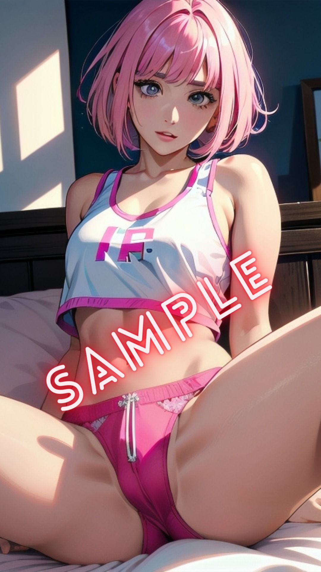 ピンク髪ボブヘアー彼女詰め合わせ