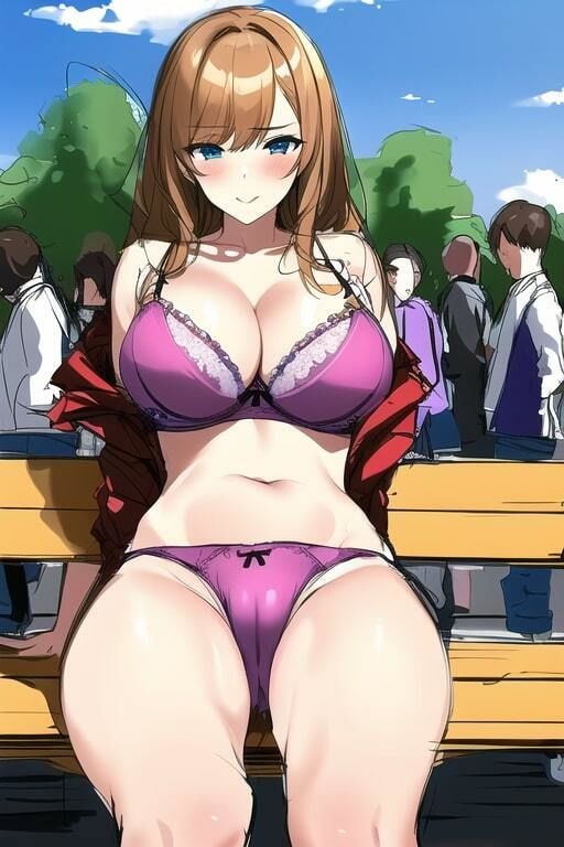 ai生成・爆乳人妻と露出デートに野外で中出し!ハメ撮りが癖になってアヘ顔のイキまくり【スケッチ風・500枚】