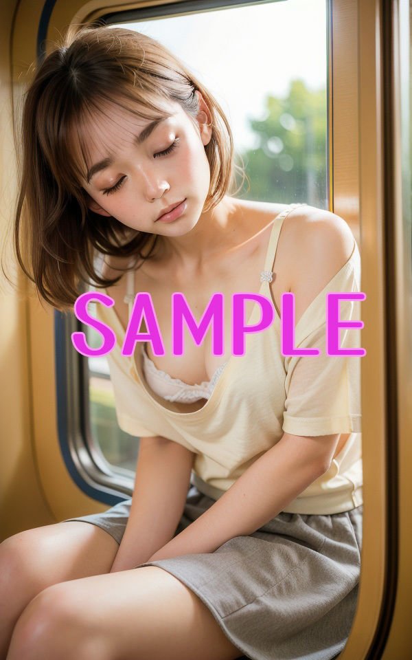 胸チラ〜電車寝落ち〜