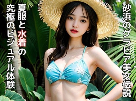グラビア超絶AI美女！ 砂浜のAIグラドル美女伝説