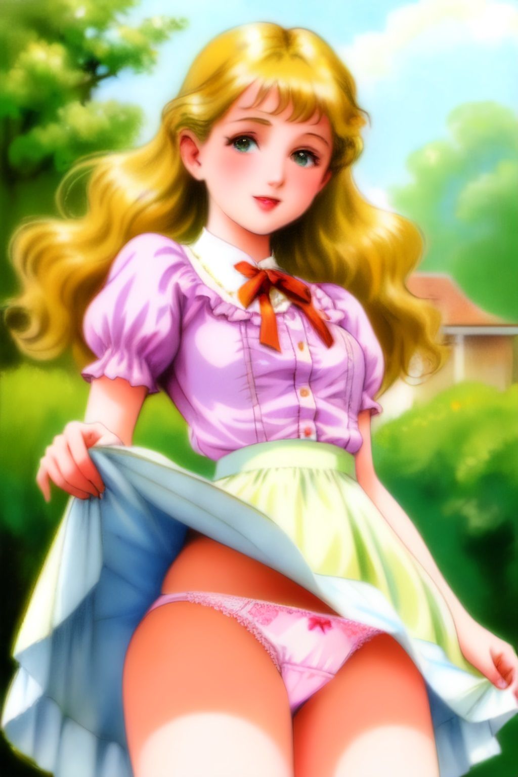 お嬢様のぱんつ。