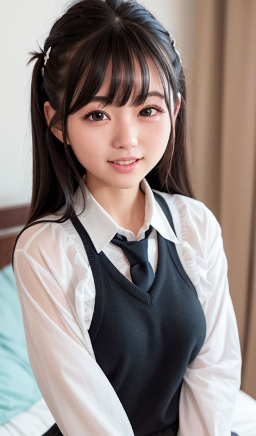 AI美女wearing〜厳選合格シリーズ9〜激かわJKコススペシャル 合格japanese日本人 美人 美少女 女子校生 女子校生 学校 学園 制服 生徒 教師 グラビア写真集 アイドル 可愛い 激カワ 非エロ 巨乳 並乳 むちむち スポーツ コスプレ AI生成