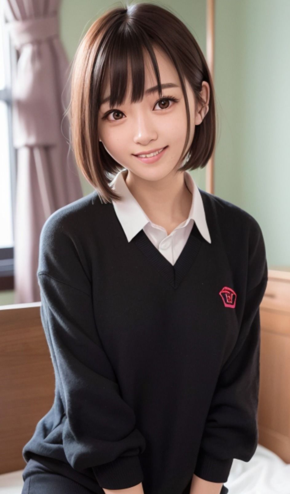 AI美女wearing〜厳選合格シリーズ9〜激かわJKコススペシャル 合格japanese日本人 美人 美少女 女子校生 女子校生 学校 学園 制服 生徒 教師 グラビア写真集 アイドル 可愛い 激カワ 非エロ 巨乳 並乳 むちむち スポーツ コスプレ AI生成