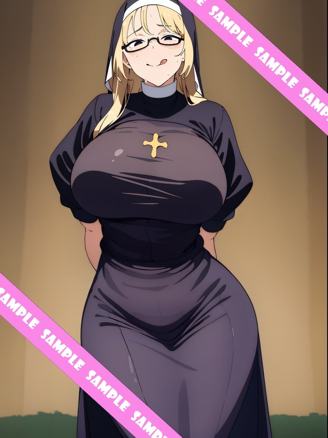 小さな村の眼鏡聖女様 皆から慕われているお姉さんは教会でショタちんぽ狂い