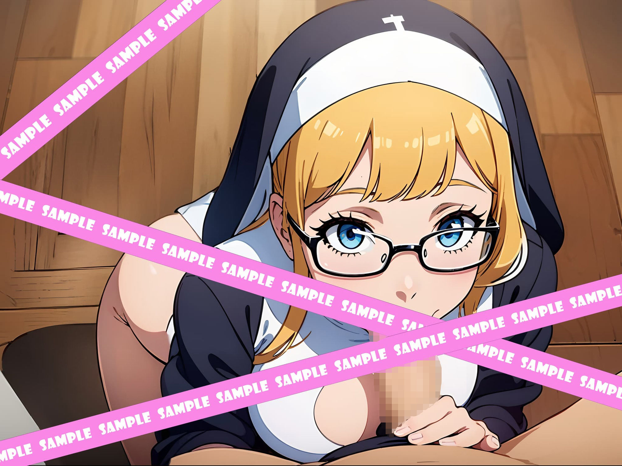 小さな村の眼鏡聖女様 皆から慕われているお姉さんは教会でショタちんぽ狂い