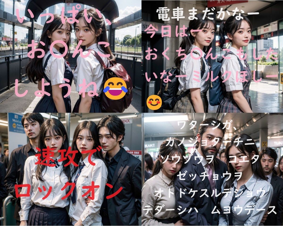 女子校生のセックス事情 【朝活お〇んこトレイン編】