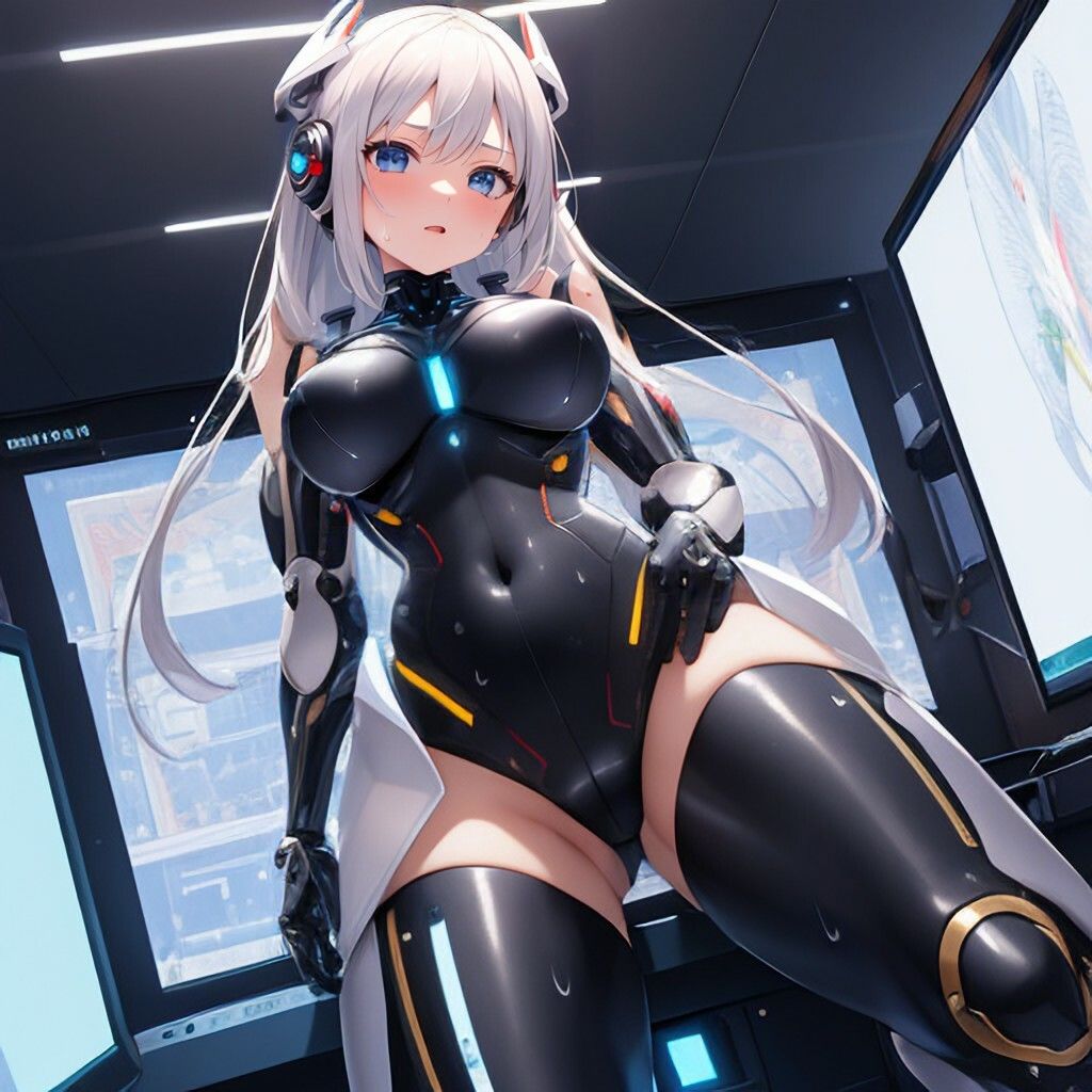 サイバースーツ風美少女さん